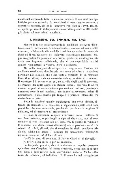 Il manicomio archivio di psichiatria e scienze affini