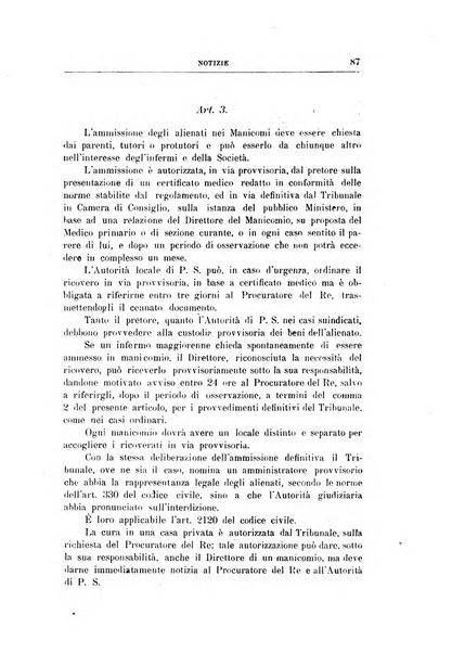 Il manicomio archivio di psichiatria e scienze affini