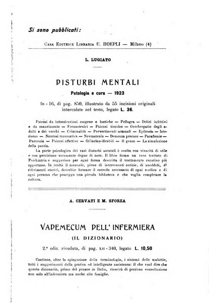 Il manicomio archivio di psichiatria e scienze affini