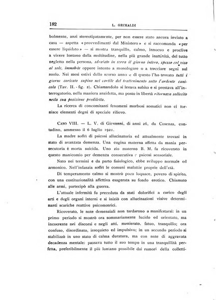 Il manicomio archivio di psichiatria e scienze affini