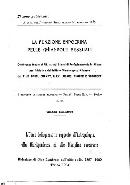 Il manicomio archivio di psichiatria e scienze affini