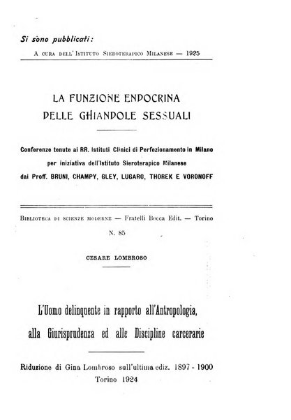 Il manicomio archivio di psichiatria e scienze affini