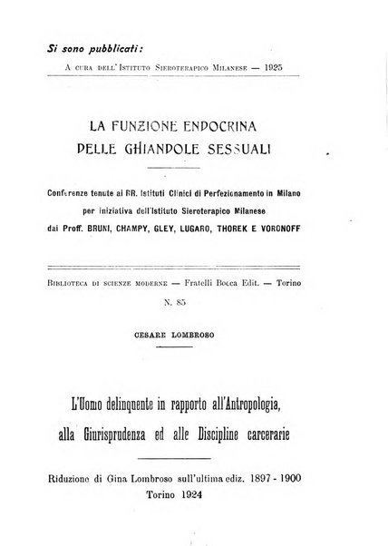 Il manicomio archivio di psichiatria e scienze affini