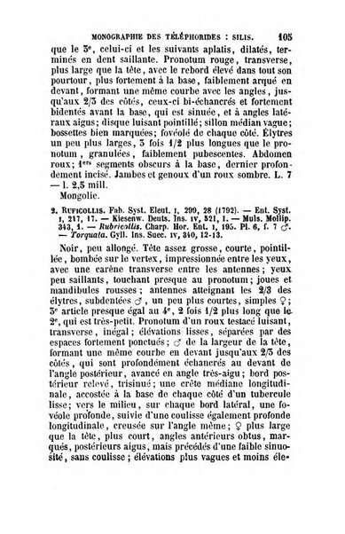 L'abeille memoires d'entomologie