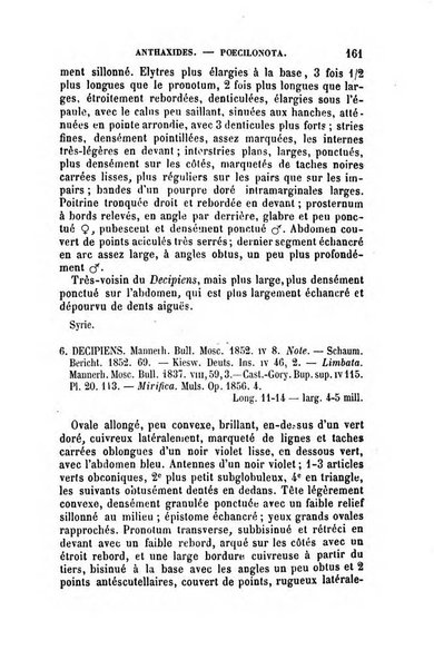 L'abeille memoires d'entomologie