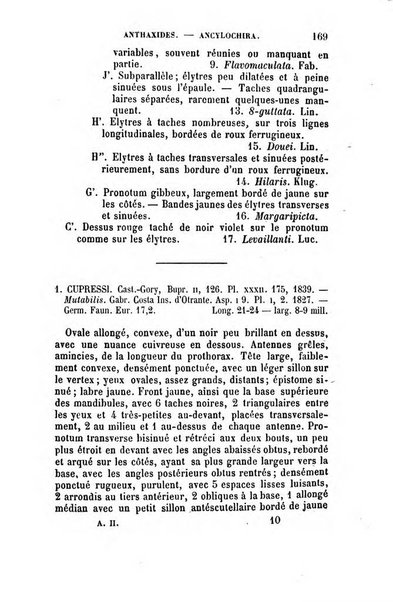 L'abeille memoires d'entomologie