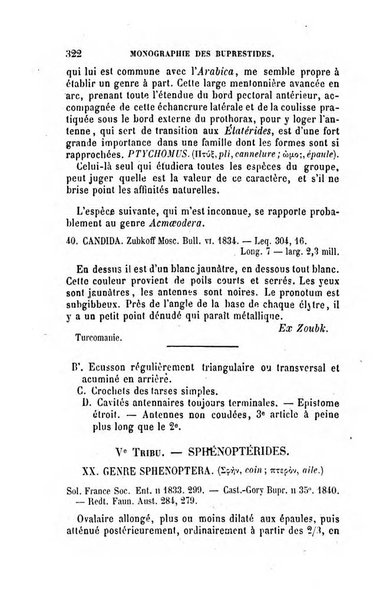 L'abeille memoires d'entomologie