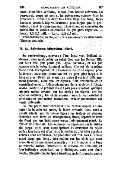 L'abeille memoires d'entomologie