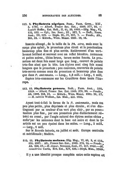 L'abeille memoires d'entomologie