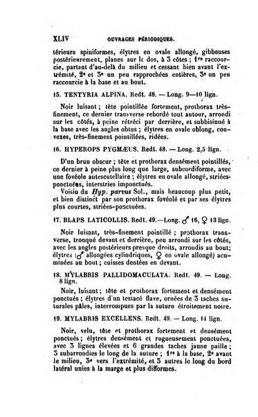 L'abeille memoires d'entomologie