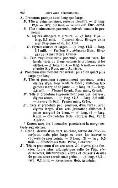 L'abeille memoires d'entomologie