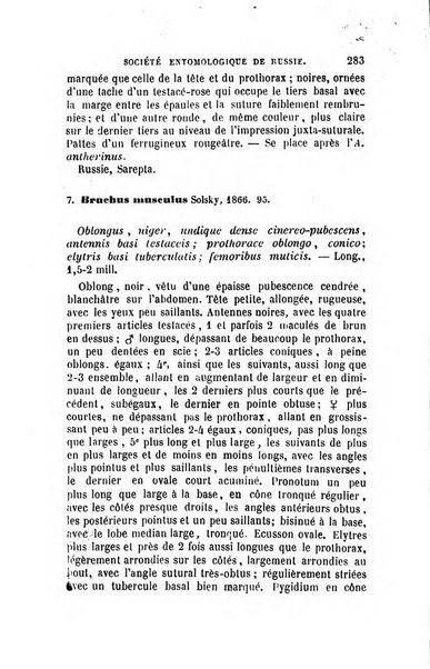 L'abeille memoires d'entomologie