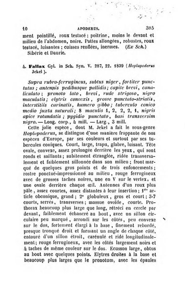 L'abeille memoires d'entomologie