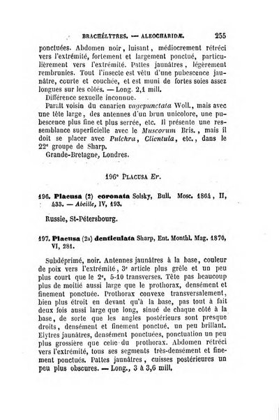 L'abeille memoires d'entomologie