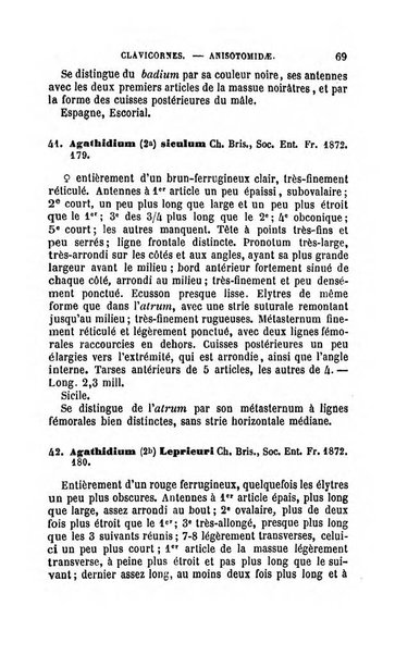 L'abeille memoires d'entomologie