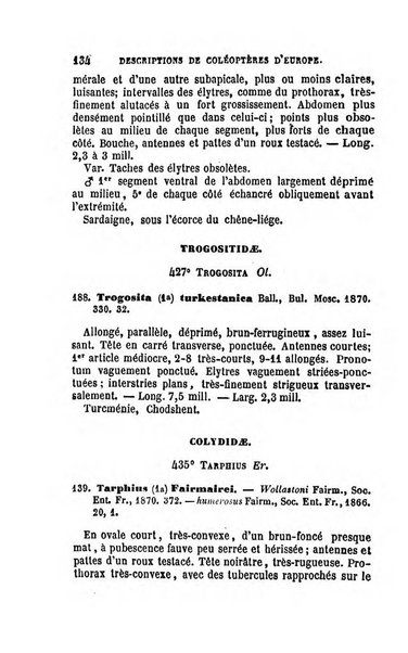 L'abeille memoires d'entomologie