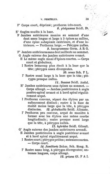 L'abeille memoires d'entomologie