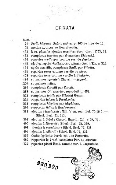 L'abeille memoires d'entomologie