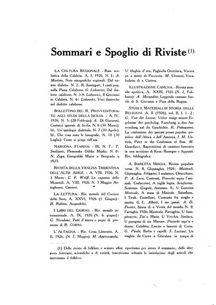 Il folklore italiano archivio per la raccolta e lo studio delle tradizioni popolari italiane