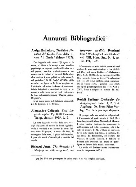 Il folklore italiano archivio per la raccolta e lo studio delle tradizioni popolari italiane