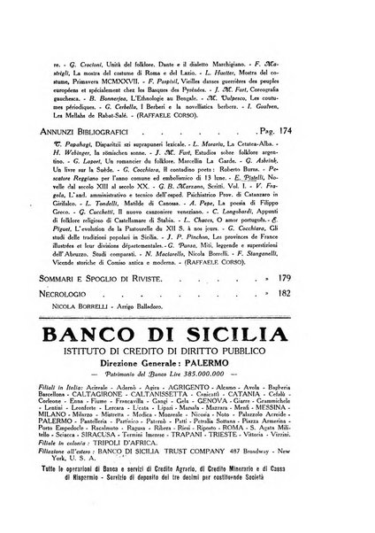 Il folklore italiano archivio per la raccolta e lo studio delle tradizioni popolari italiane