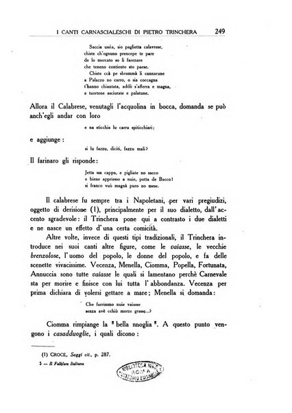 Il folklore italiano archivio per la raccolta e lo studio delle tradizioni popolari italiane