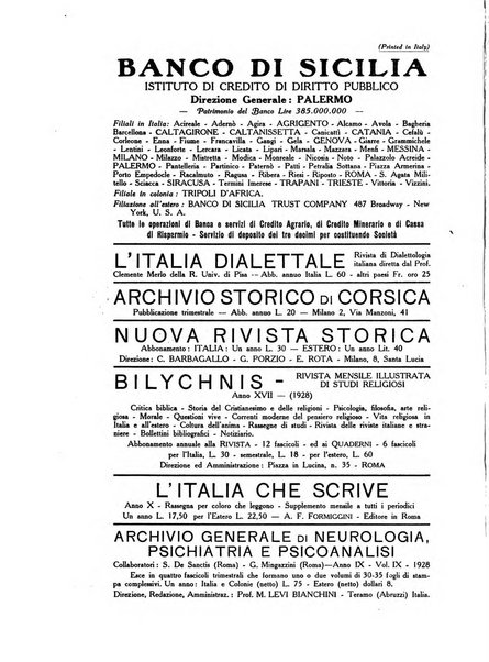 Il folklore italiano archivio per la raccolta e lo studio delle tradizioni popolari italiane