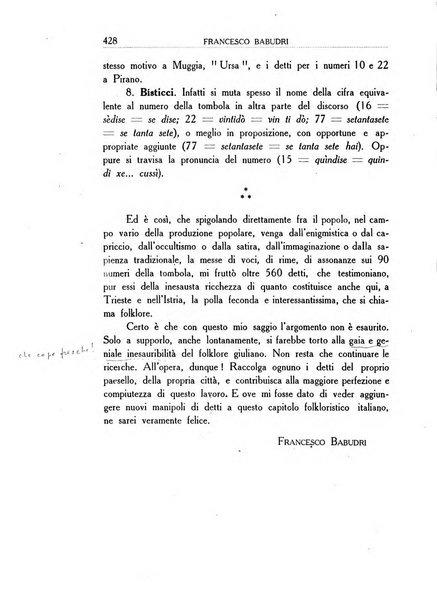 Il folklore italiano archivio per la raccolta e lo studio delle tradizioni popolari italiane