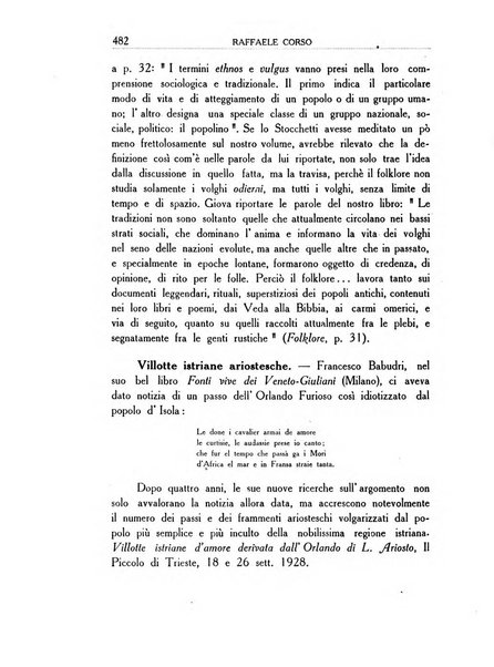 Il folklore italiano archivio per la raccolta e lo studio delle tradizioni popolari italiane