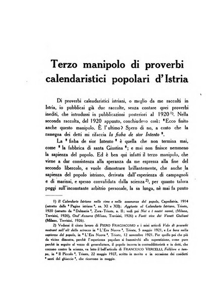 Il folklore italiano archivio per la raccolta e lo studio delle tradizioni popolari italiane