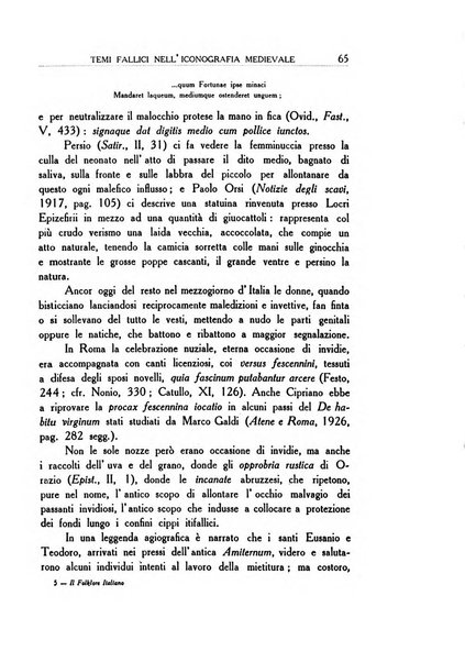 Il folklore italiano archivio per la raccolta e lo studio delle tradizioni popolari italiane