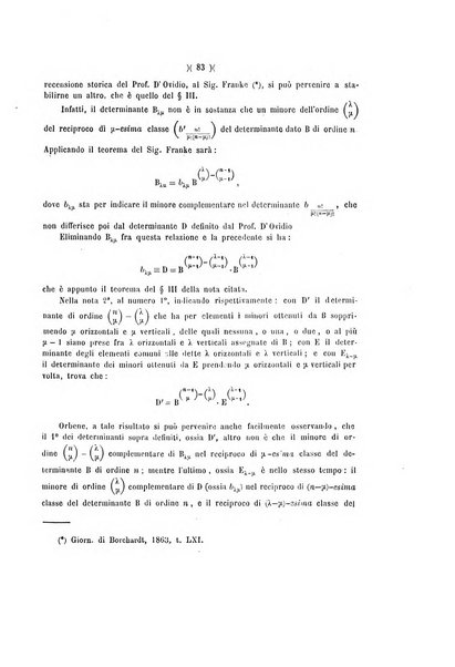 Giornale di matematiche di Battaglini