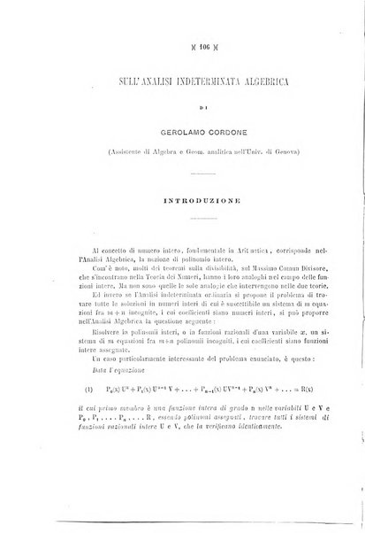 Giornale di matematiche di Battaglini