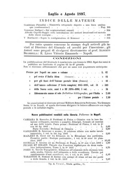 Giornale di matematiche di Battaglini