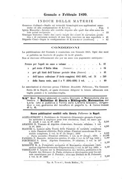 Giornale di matematiche di Battaglini