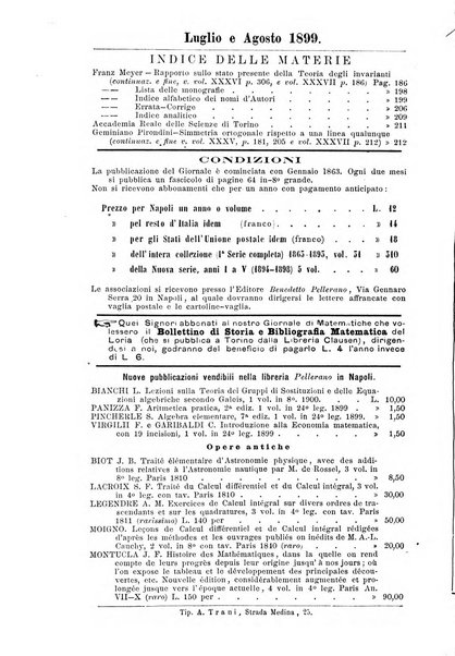 Giornale di matematiche di Battaglini