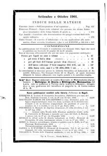 Giornale di matematiche di Battaglini