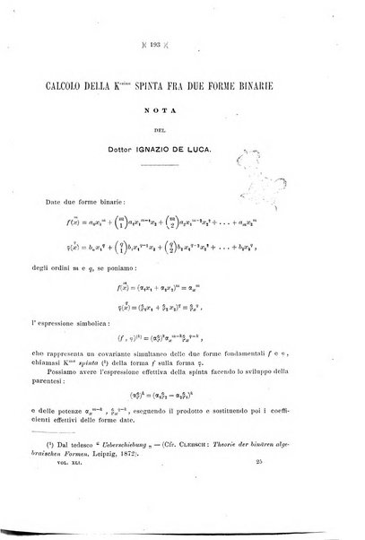 Giornale di matematiche di Battaglini