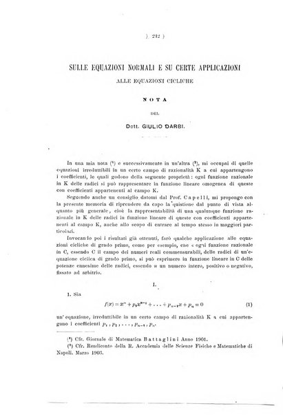 Giornale di matematiche di Battaglini