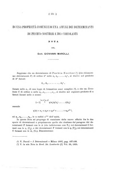 Giornale di matematiche di Battaglini