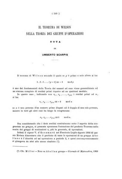 Giornale di matematiche di Battaglini