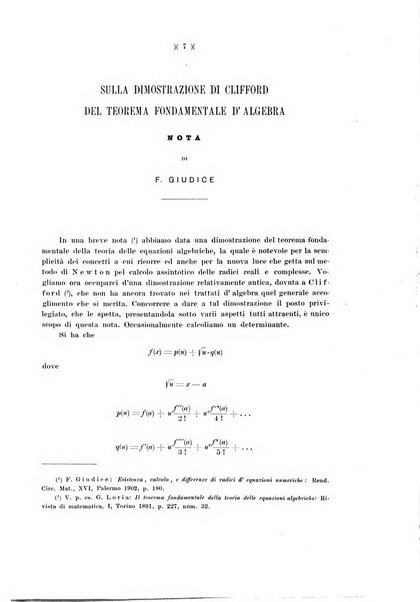 Giornale di matematiche di Battaglini