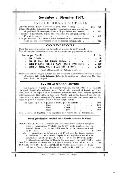 Giornale di matematiche di Battaglini