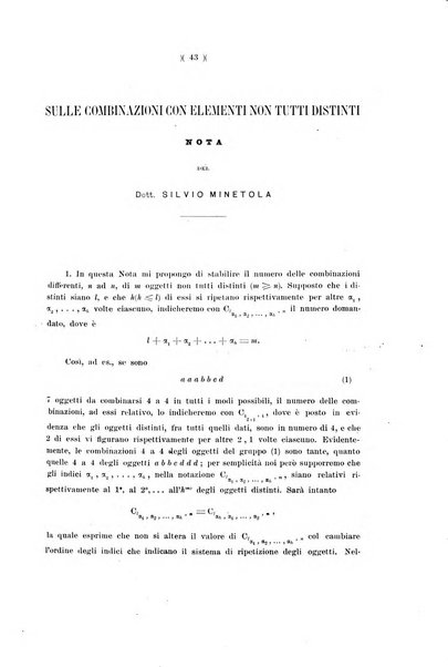 Giornale di matematiche di Battaglini