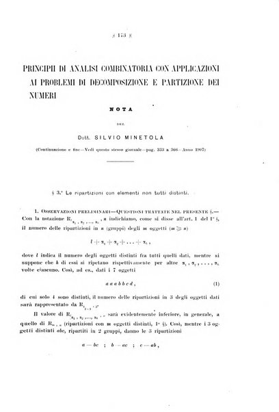 Giornale di matematiche di Battaglini