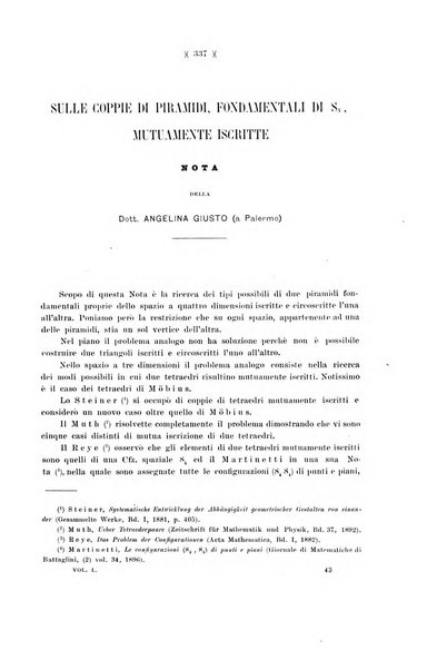 Giornale di matematiche di Battaglini