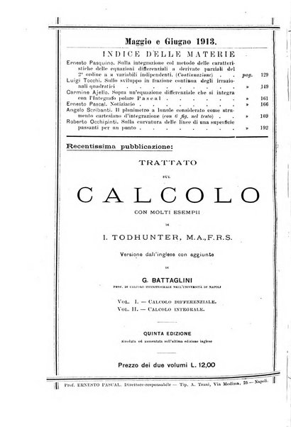 Giornale di matematiche di Battaglini