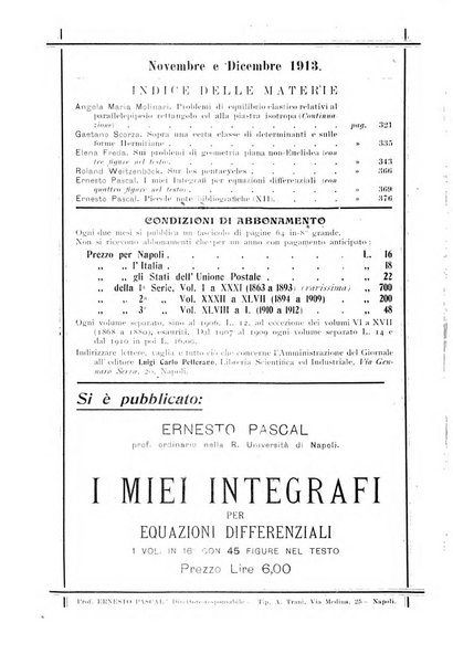 Giornale di matematiche di Battaglini