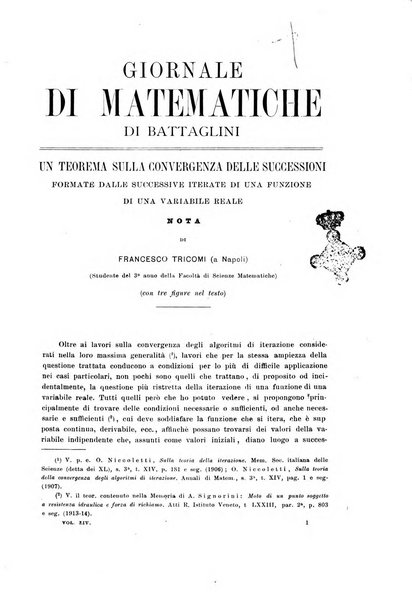 Giornale di matematiche di Battaglini