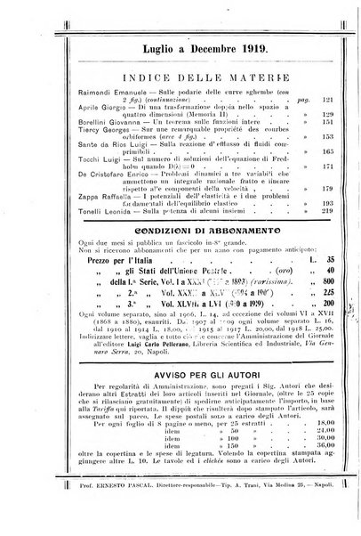 Giornale di matematiche di Battaglini